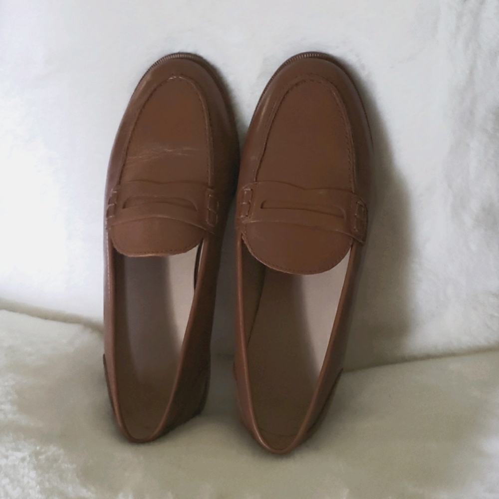 J. Crew Brown Classic Leather Loafer